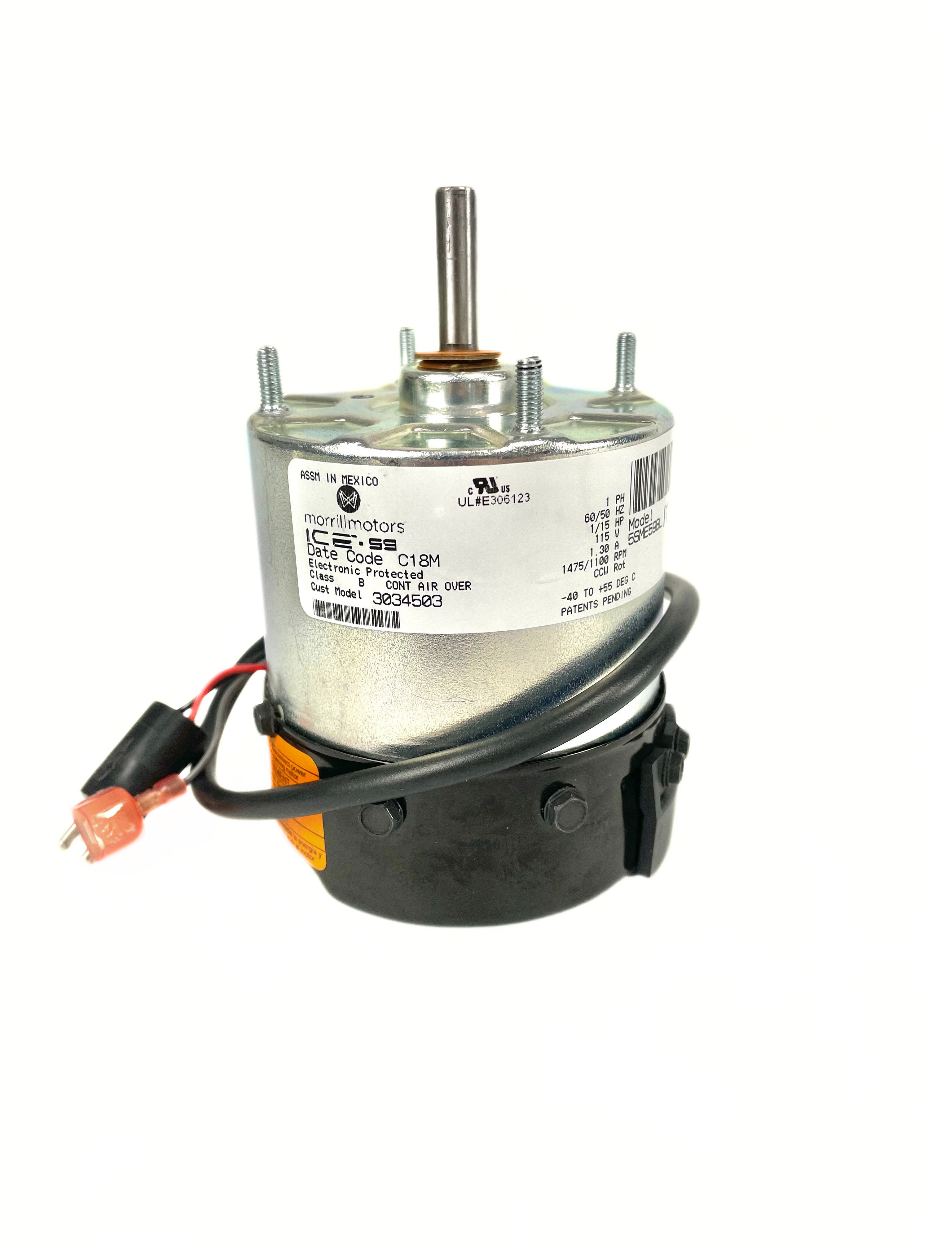 MorrillMotors 1/15 HP 115V 1475/1100 RPM Fan Motor 5SME59BL