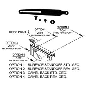 Anthony Hold Open Assembly, Surface Mount (02-14649-0001) - Commercial Climate Supply