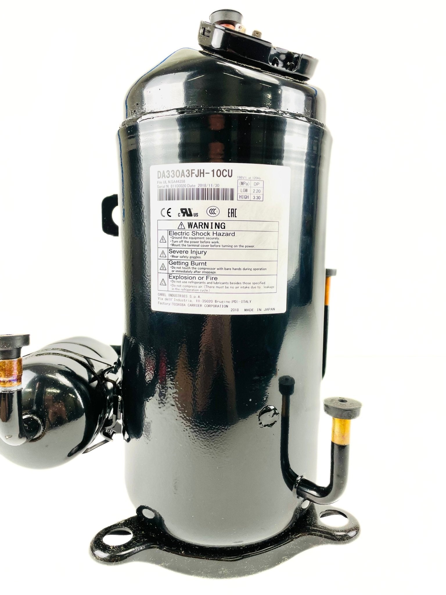 Carel DA-330 Refrigeration Compressor DA330A3FJH-10CU