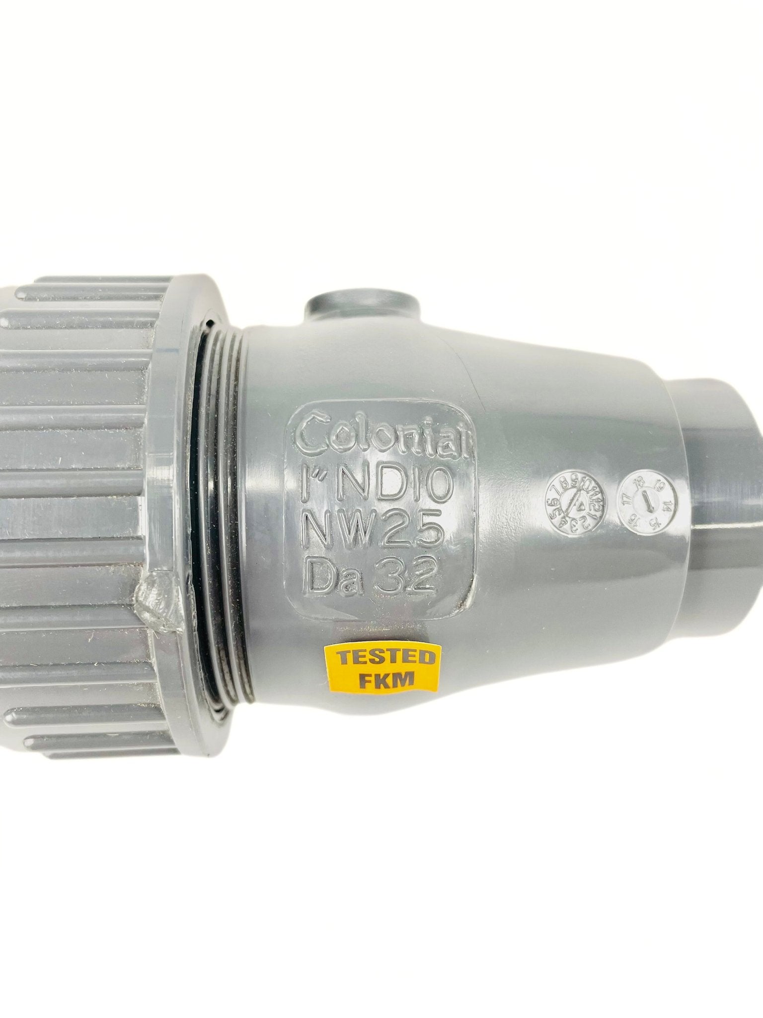 Colonial Valve 1" Single Union Ball Check Valve V10222B