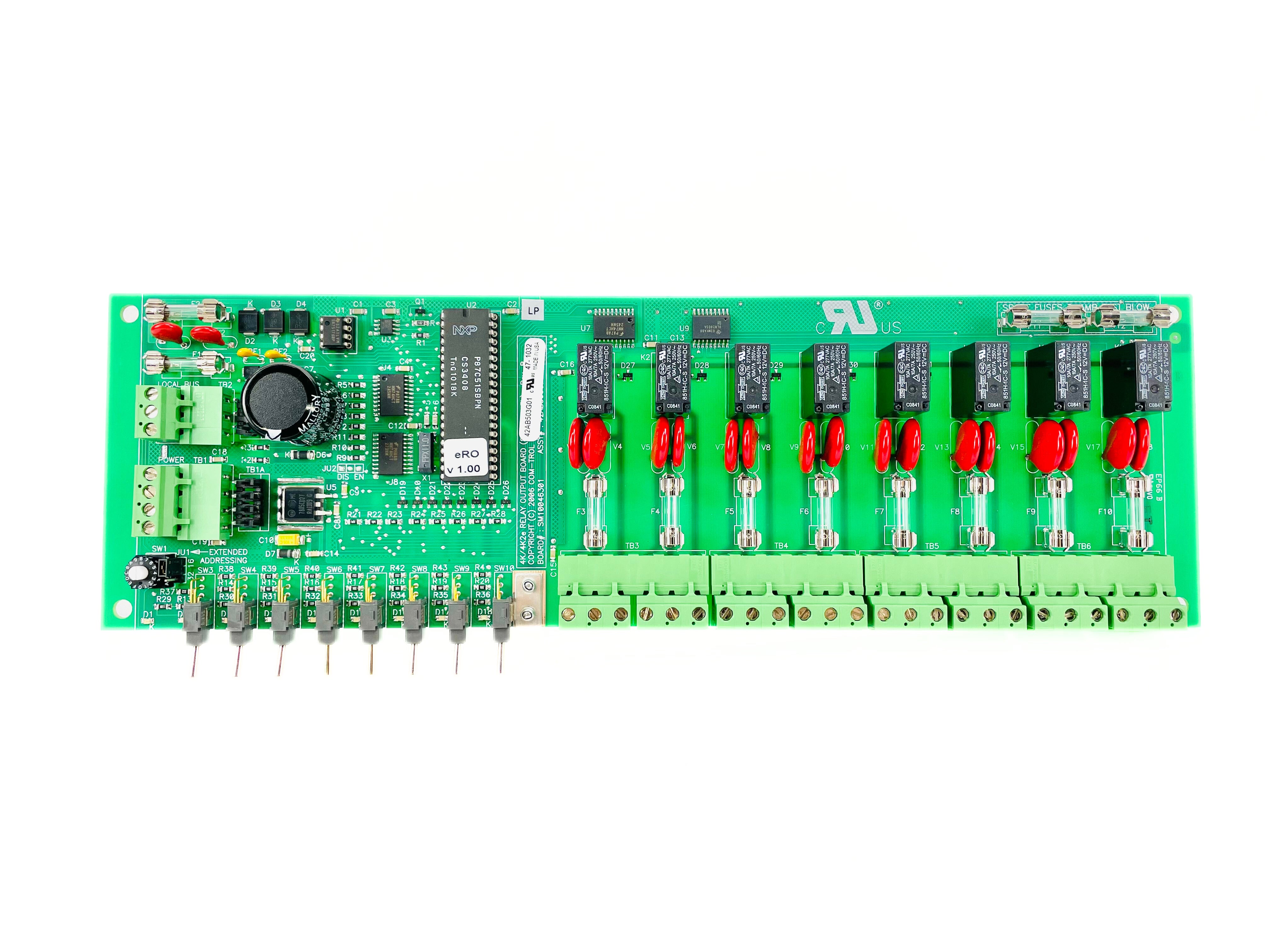 Com-Trol 8 Channel Relay Output Board 42AB503G01