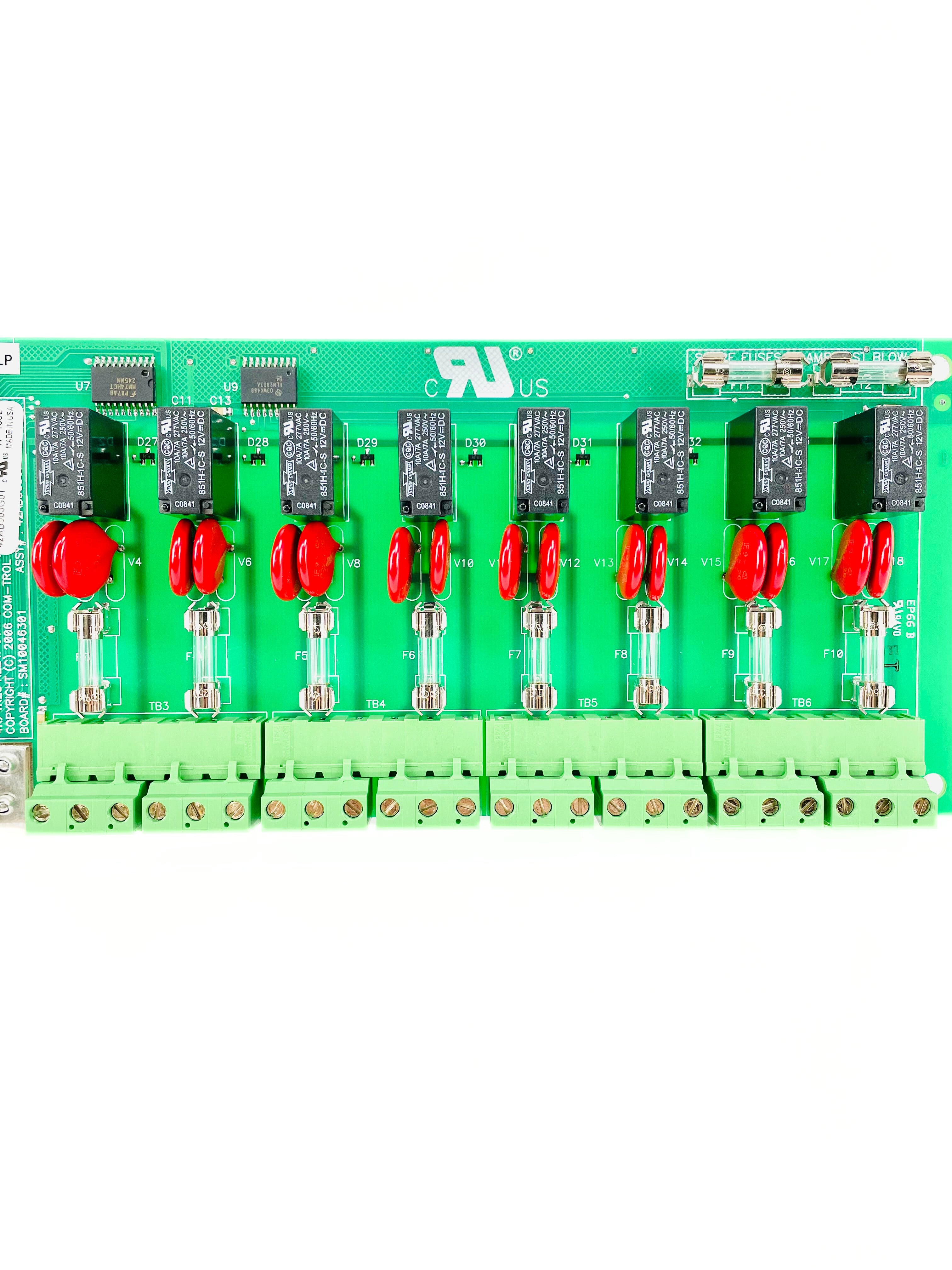 Com-Trol 8 Channel Relay Output Board 42AB503G01