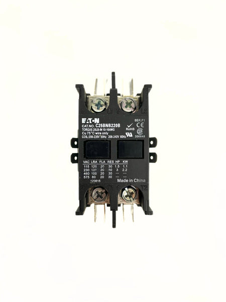 Eaton 2 Pole 20 Amp 208240V Contactor C25BNB220B