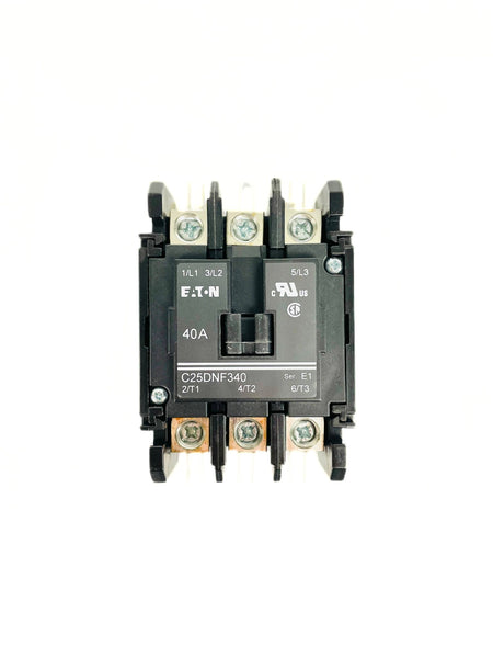 Eaton 3 Pole 40 Amp 208240V Contactor C25DNF340B
