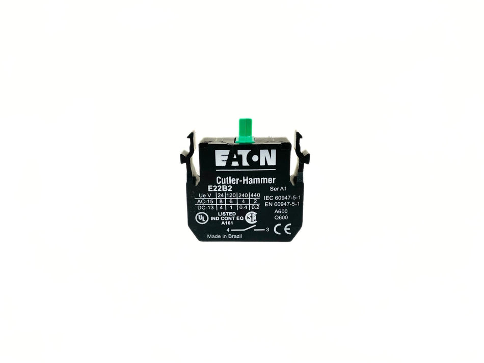 Eaton Cutler Hammer Contact Block E22B2