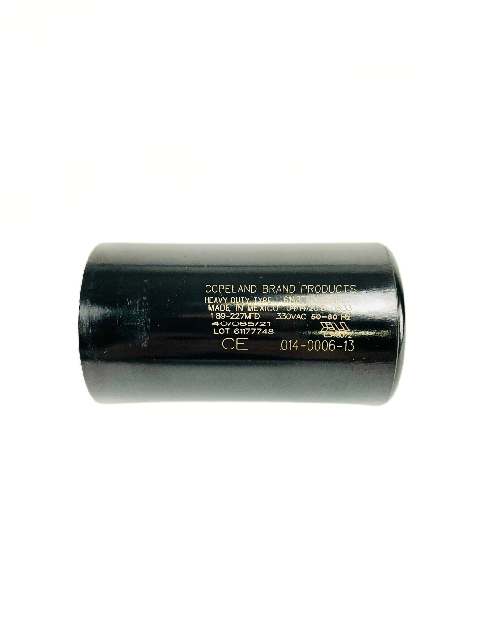 Emerson Copeland 189-227 MFD Start Capacitor 914-0006-03