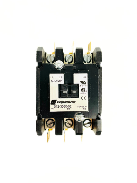 Emerson Copeland 3 Pole 50 Amp 208240V Contactor 912-3050-02