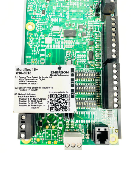 Emerson Multiflex 16 AnalogDigital Input Board 810-3013