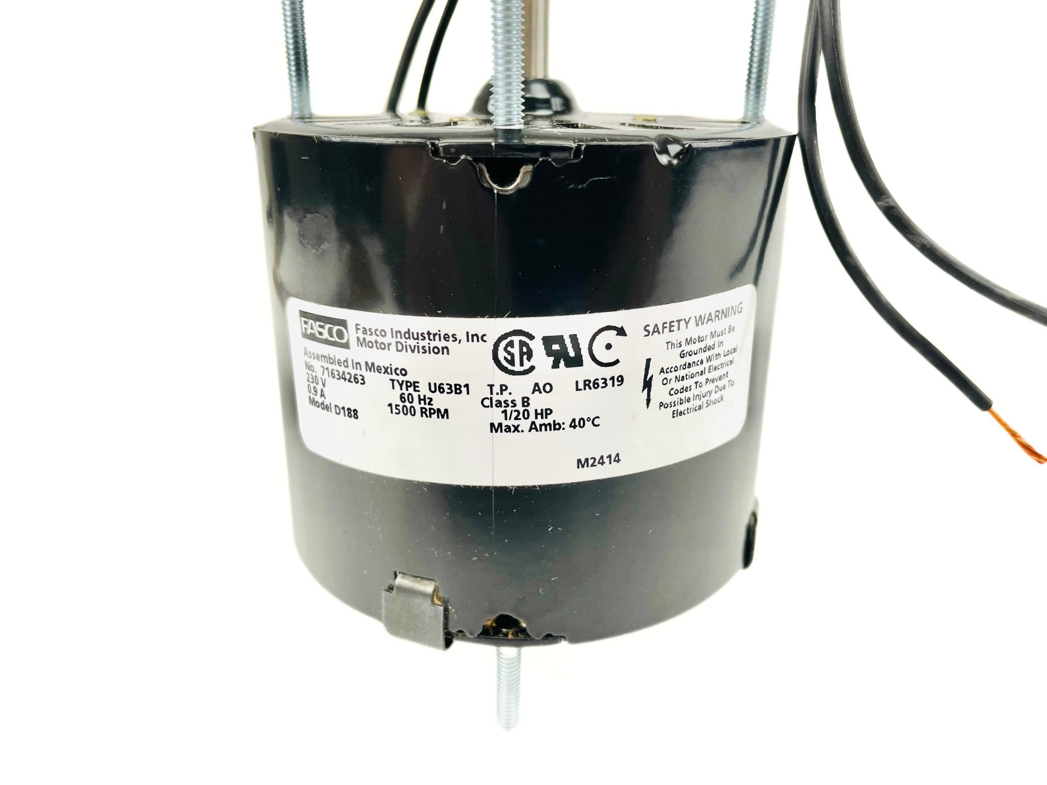 Fasco 230V 1500 RPM General Purpose Motor D188