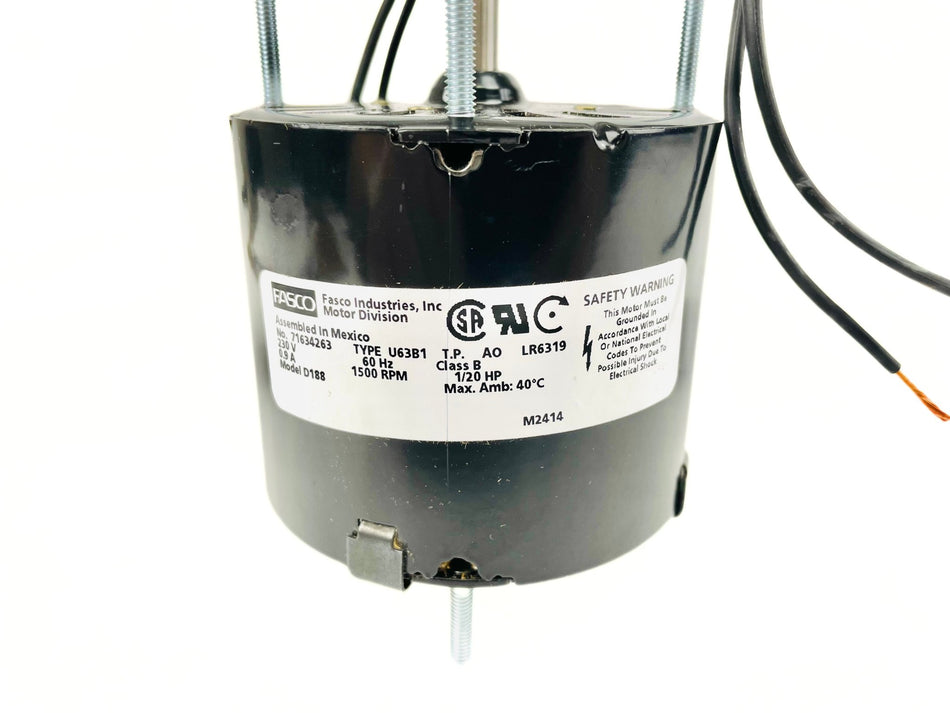 Fasco 230V 1500 RPM General Purpose Motor D188