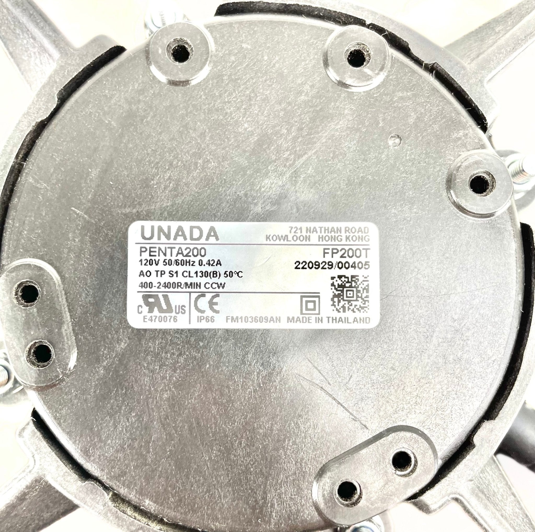 Hill Phoenix 120V 1510 RPM Fan Motor – P108362E | Commercial
