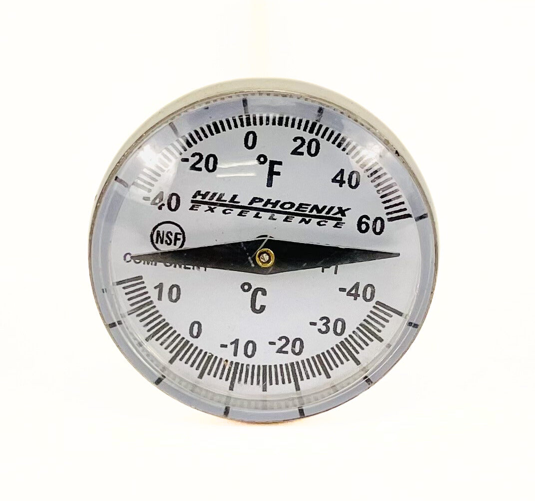 Hill Phoenix 1 Dial 5 Stem Thermometer P052165H