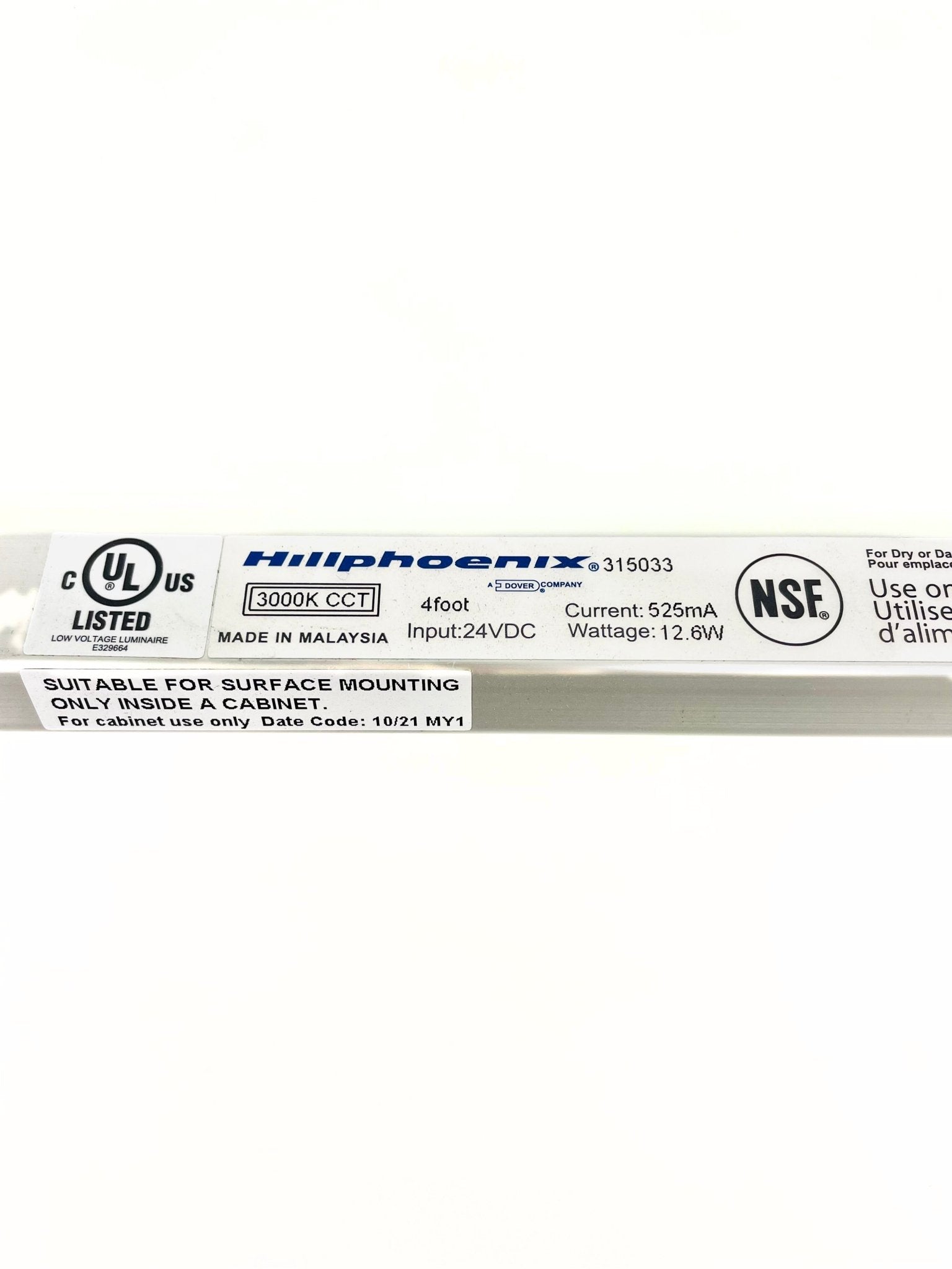Hillphoenix 48 LED Light 3000K CL4 315033