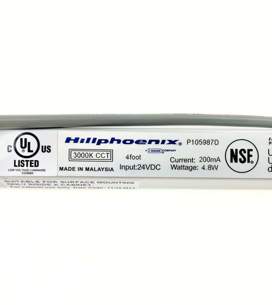 Hillphoenix 48" LED Light 3000K CL4 P105987D