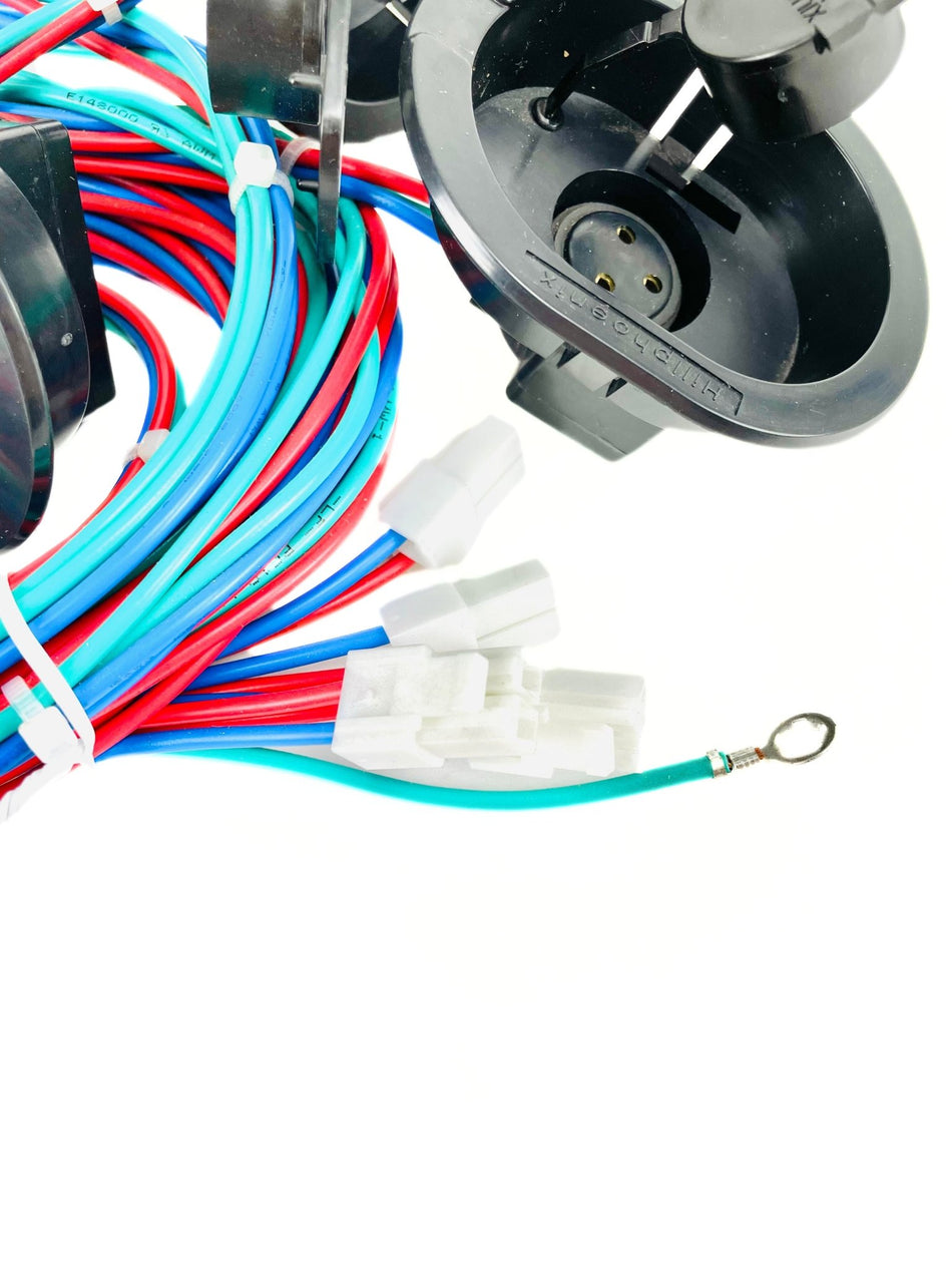 Hillphoenix Black 4 Receptacle Harness P065492BBK