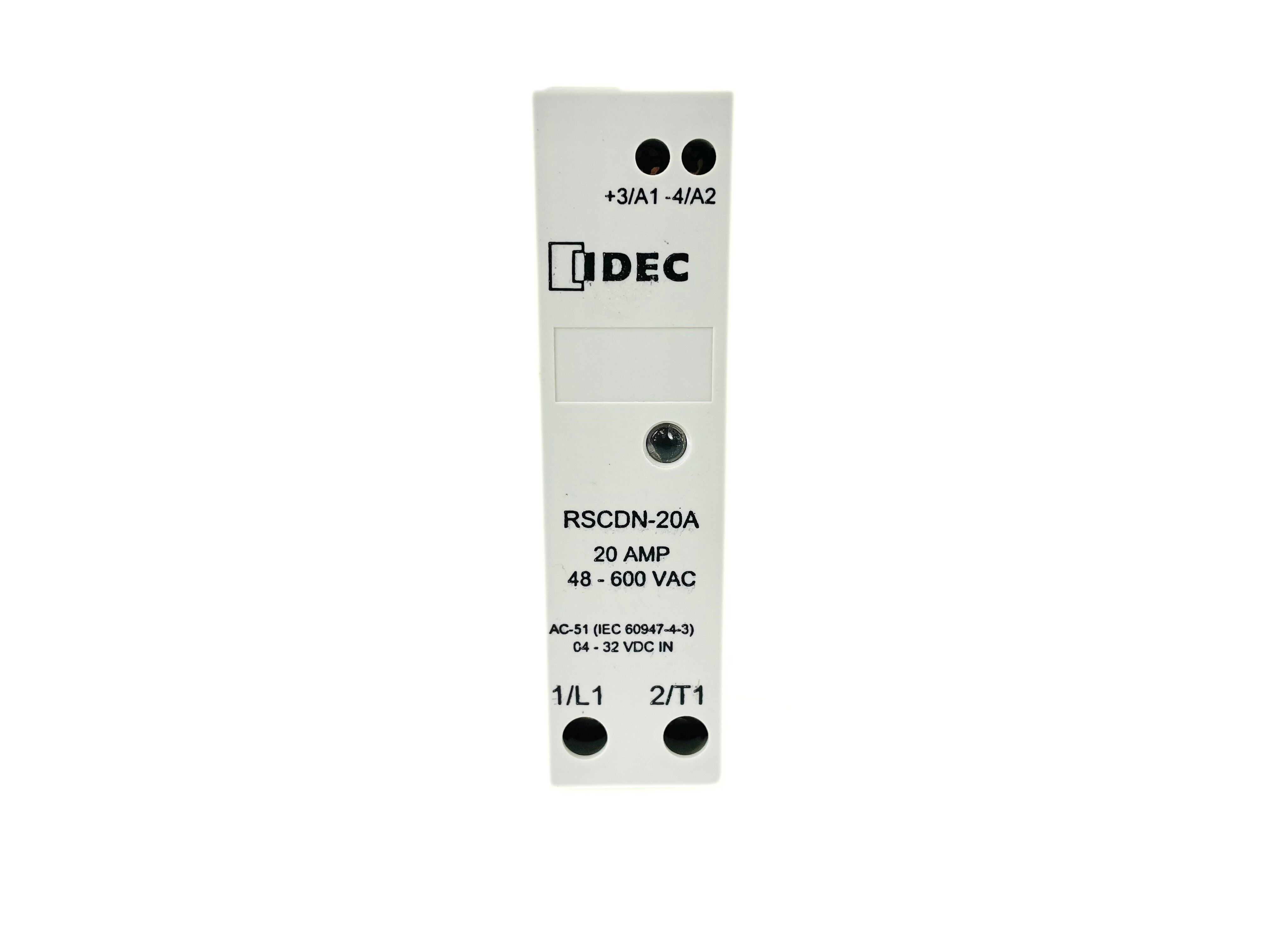 IDEC 20 Amp Solid State Relay RSCDN-20A