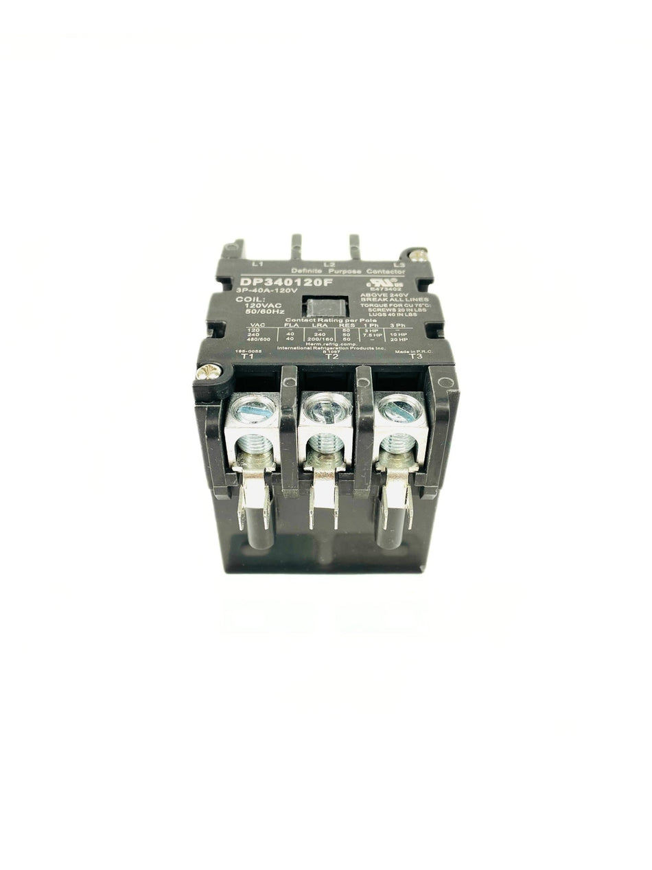 IRP 3 Pole 40 Amp 120V Definite Purpose Contactor DP340120F