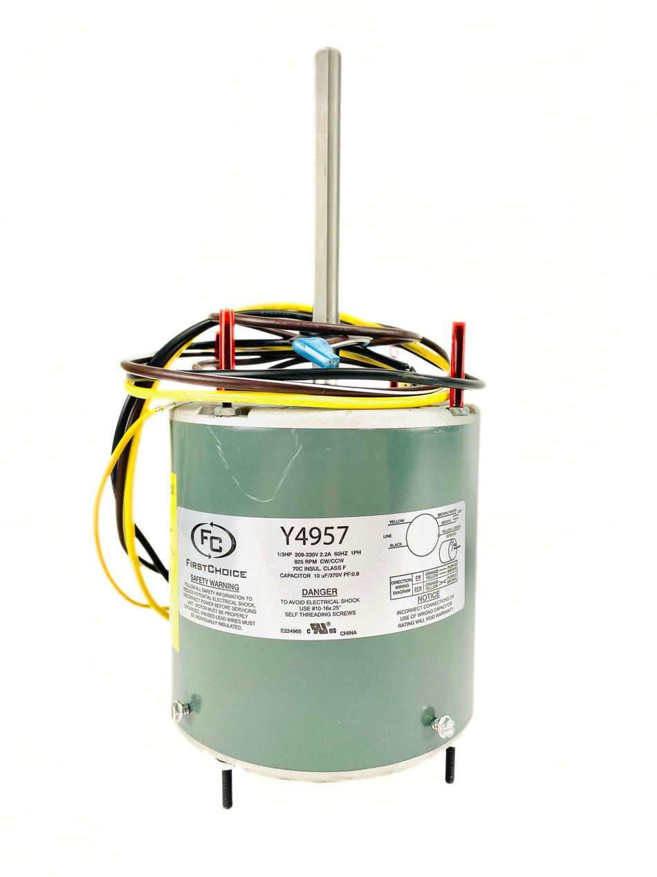 Lennox FirstChoice 1/3 HP 208/230V 825 RPM Condenser Fan Motor Y4957