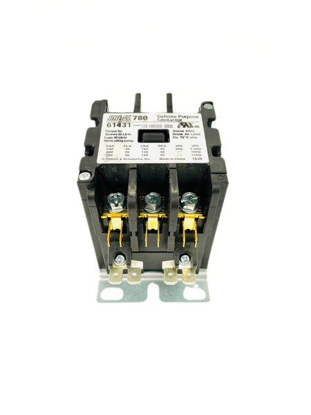 Mars 3 Pole 30 Amp 120V Definite Purpose Contactor 61431