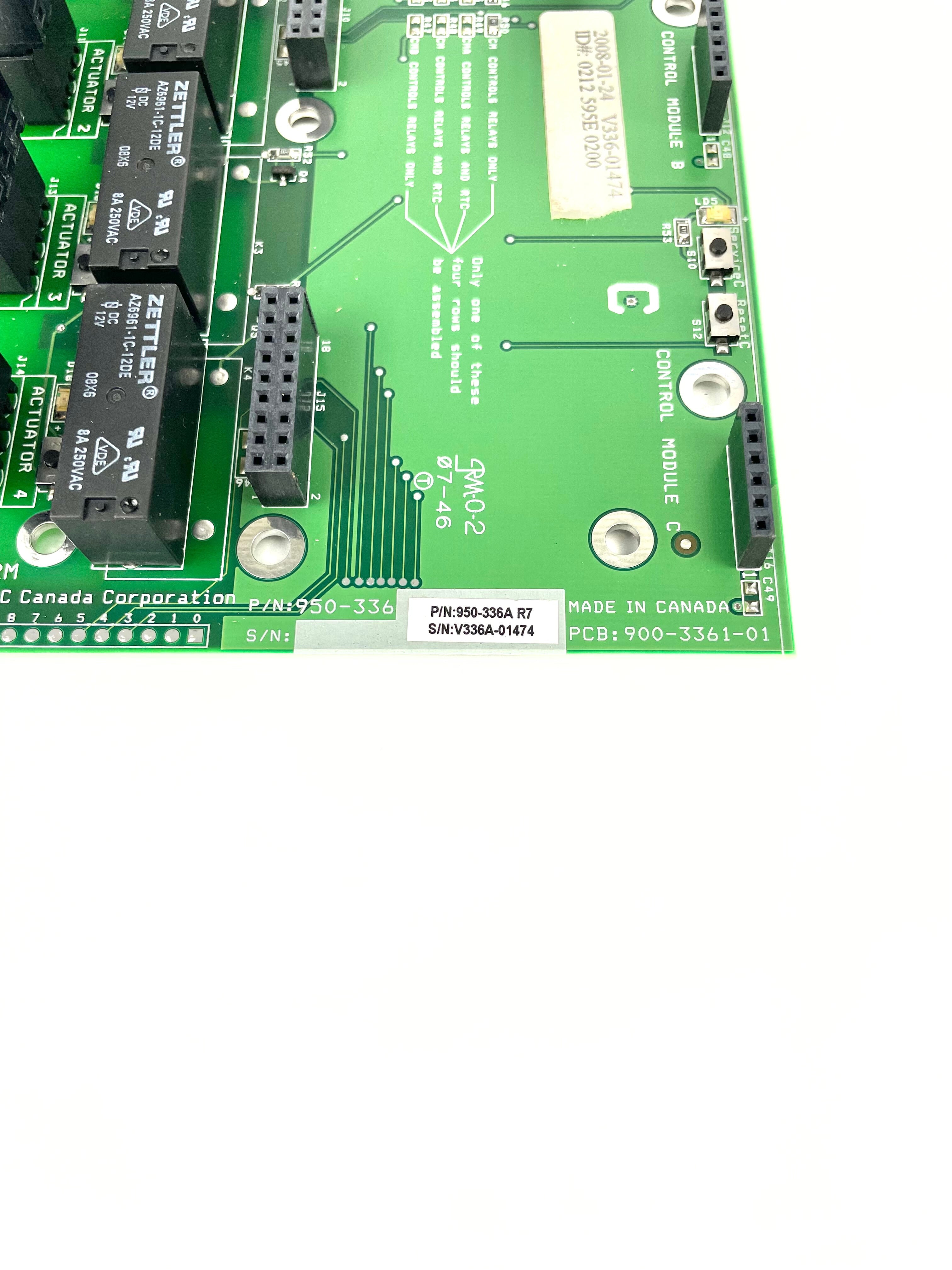 Micro Thermo MT336A Alarm Board 950-336A