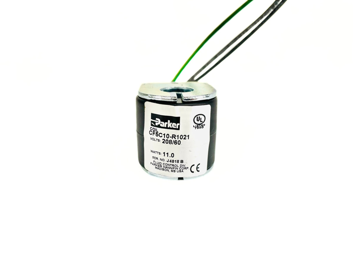 Parker 11W 208V Solenoid Coil J4818B CF5C10-R1021