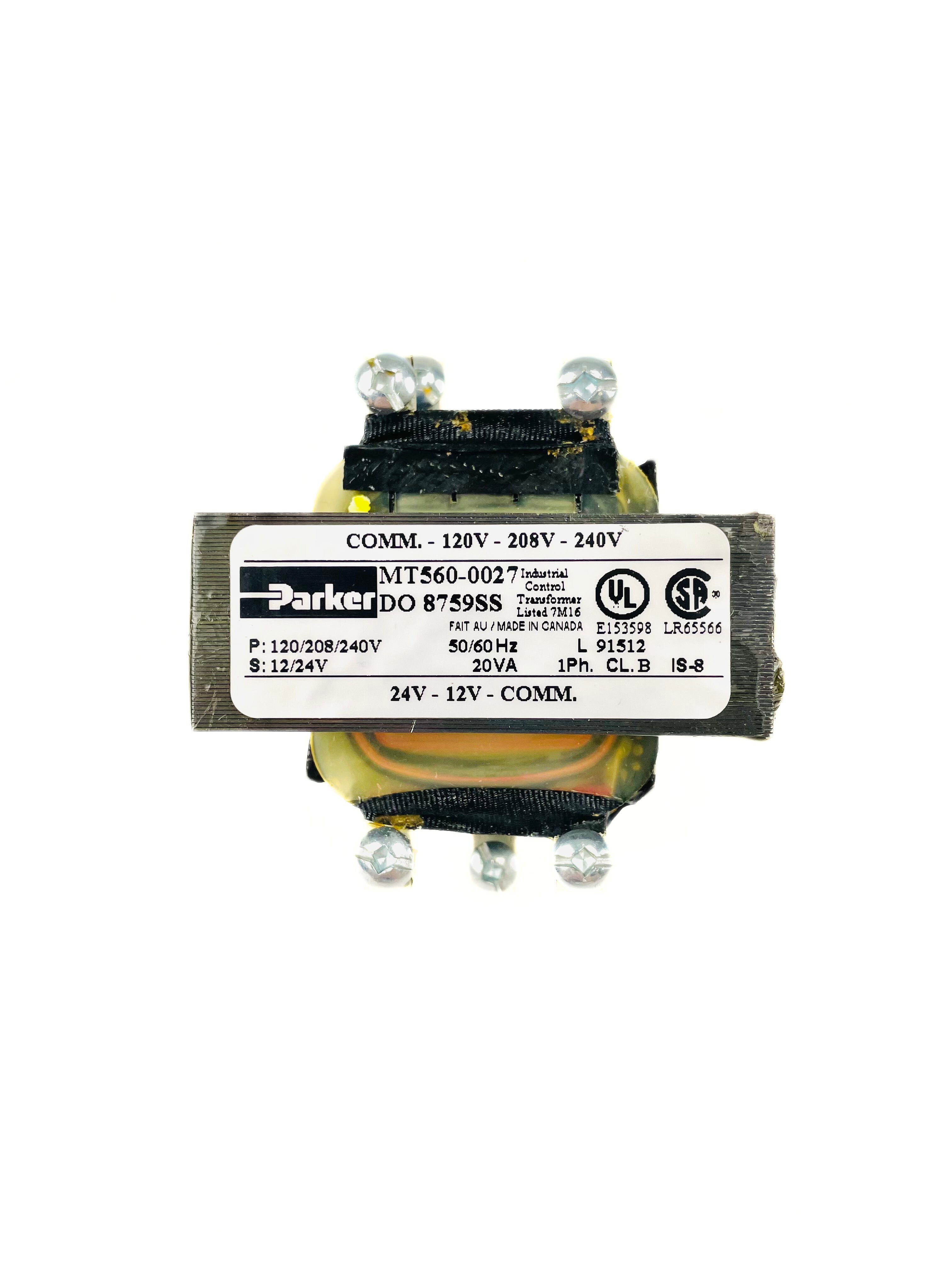 Parker 120208240V Transformer T-008 560-0027