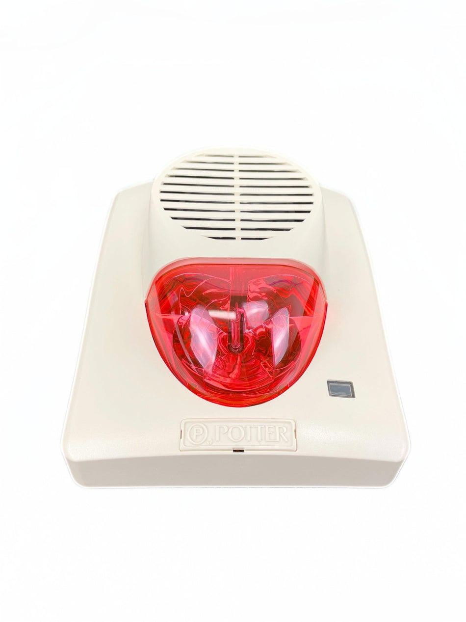 Potter Electric Red Light StrobeHorn CSH-1224W-RW