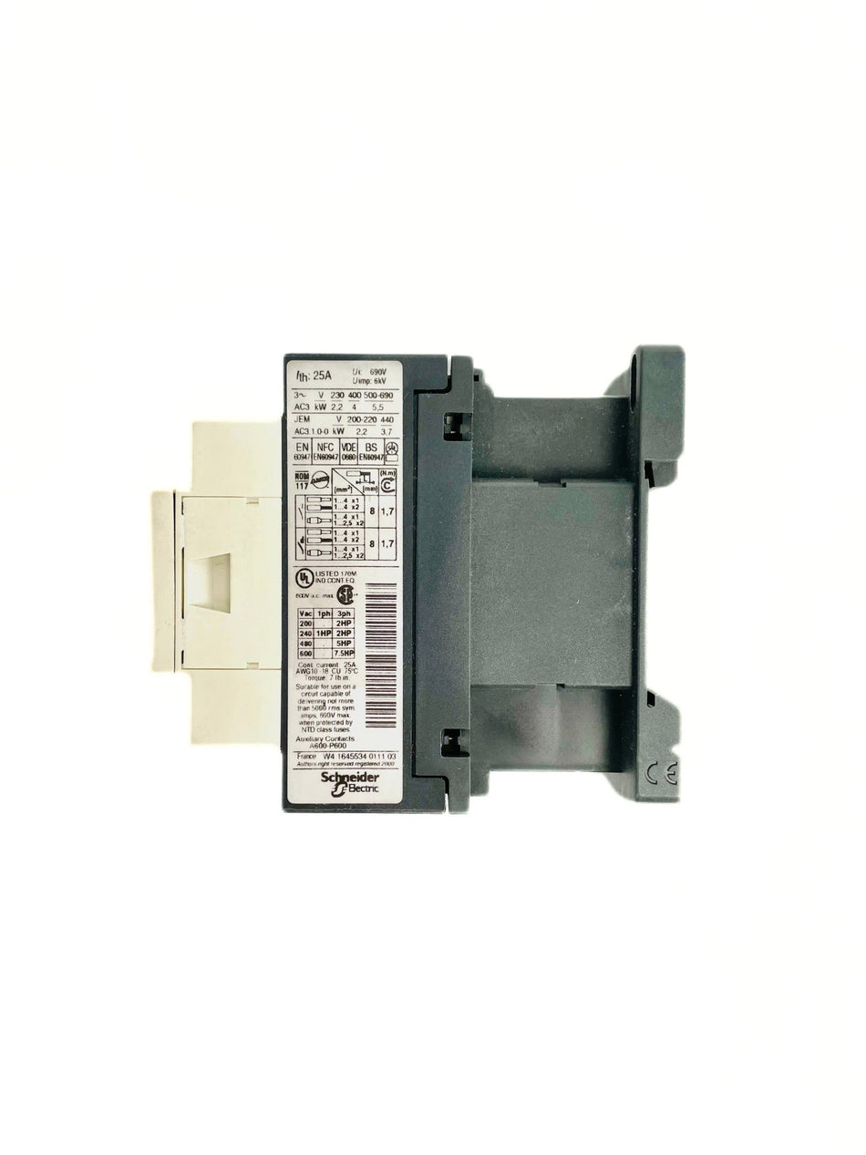 Schneider Electric TeSys 120V Contactor LC1D09G7