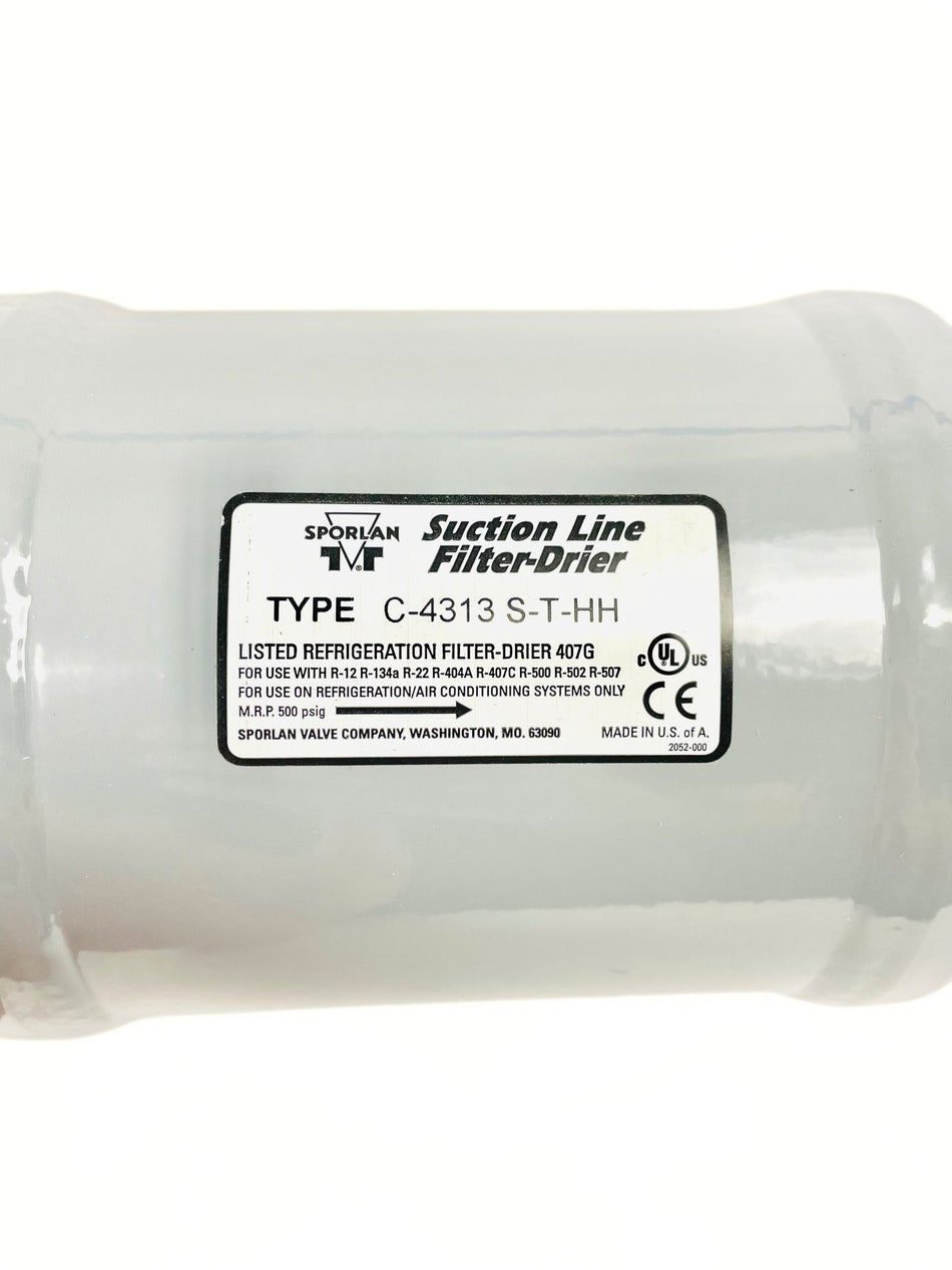 Sporlan 1-58 ODF Liquid Line Filter Drier C4313-S-T-HH