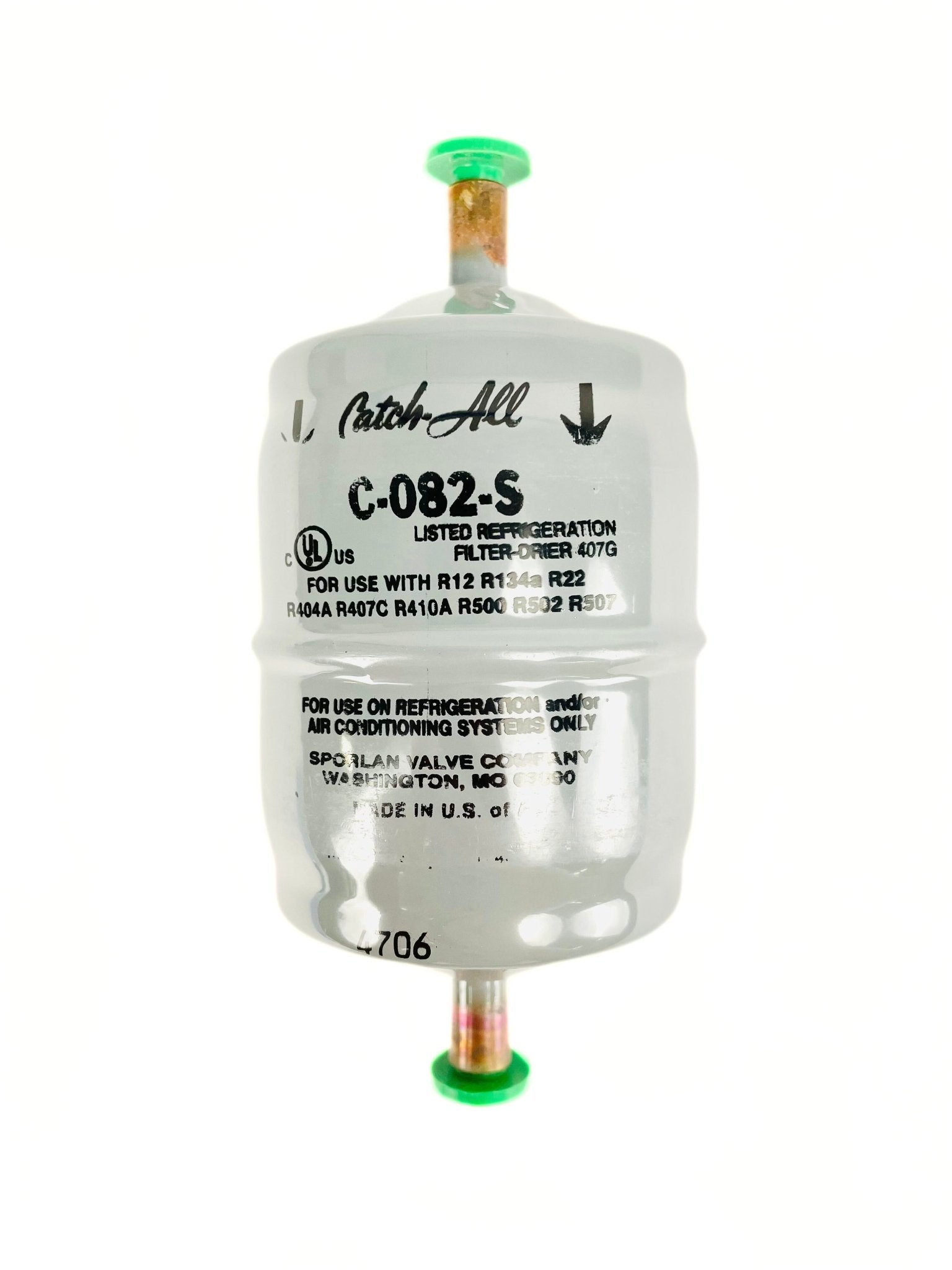 Sporlan 1/4" Solder Liquid Line Filter Drier C-082-S