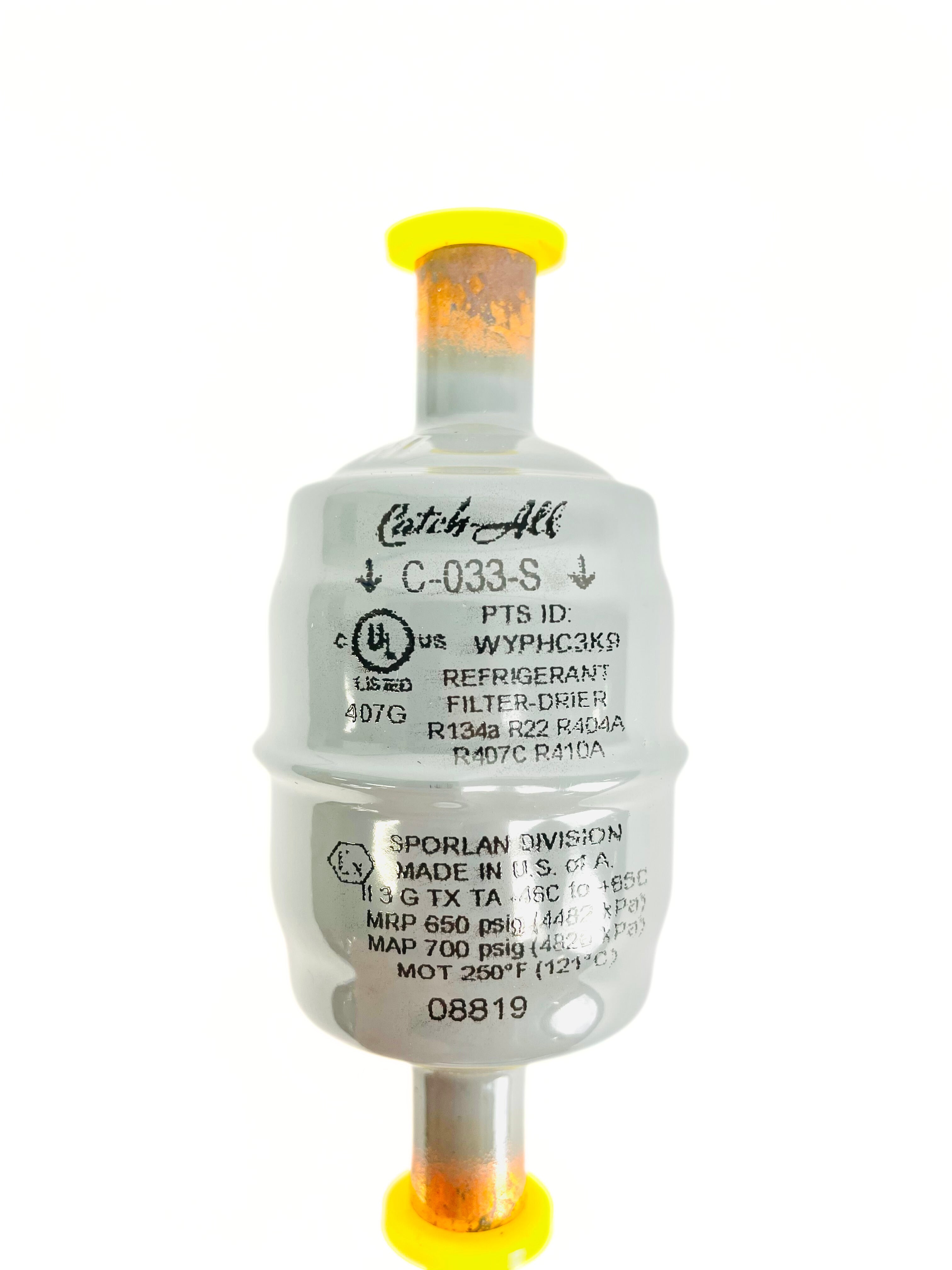 Sporlan 3/8" Solder Liquid Line Filter Drier C-033-S