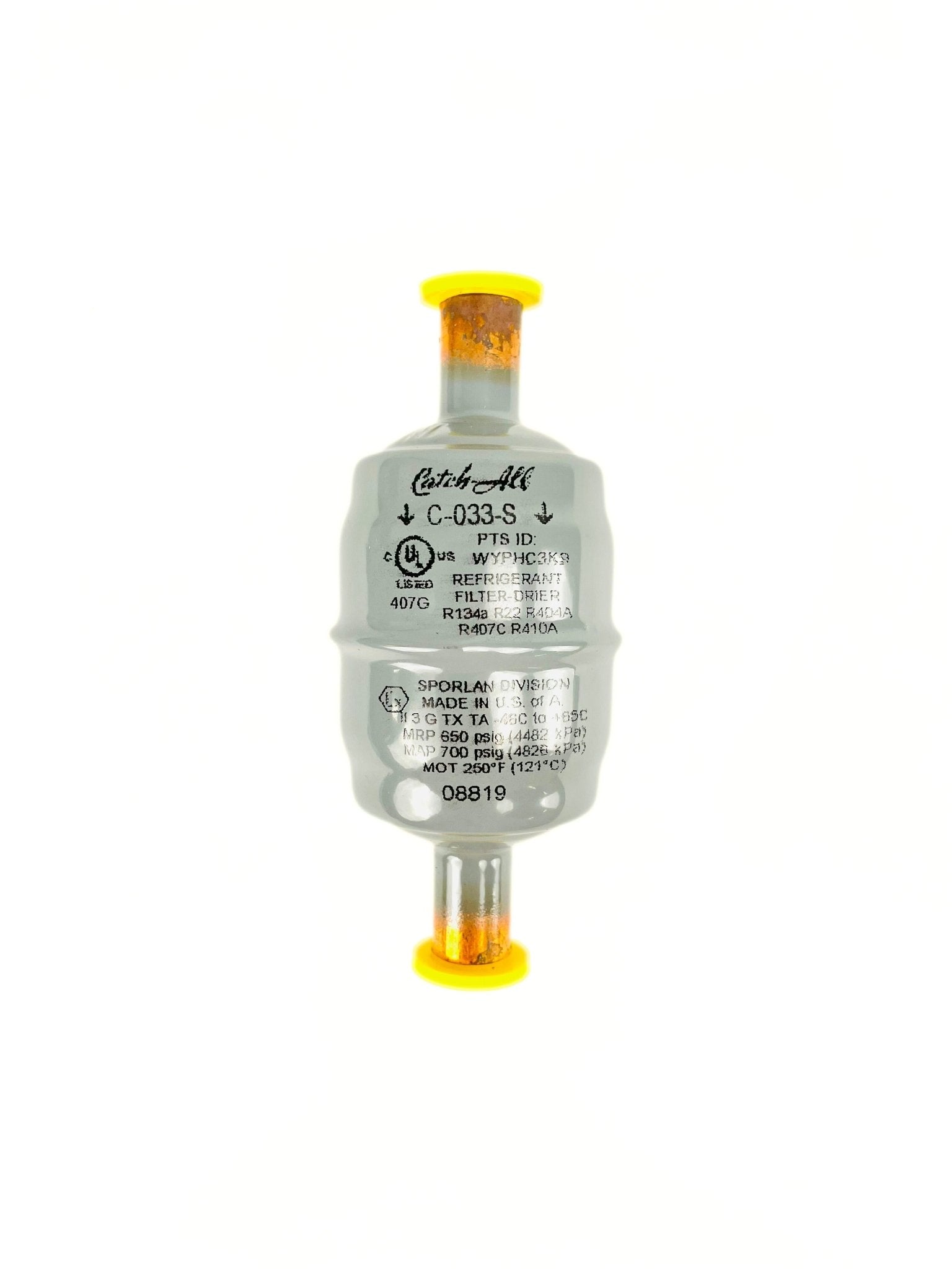 Sporlan 3/8" Solder Liquid Line Filter Drier C-033-S