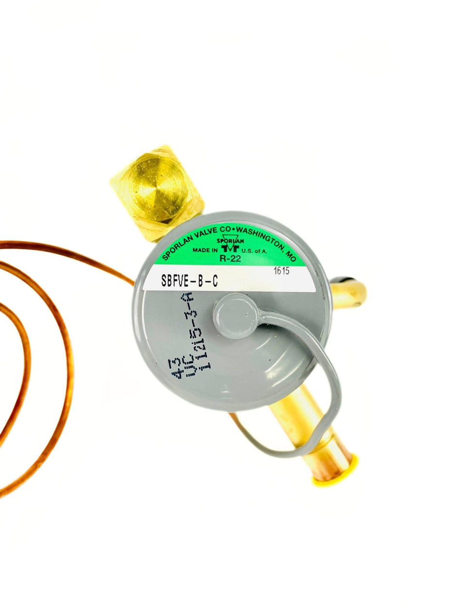Sporlan 3/8" x 1/2" ODF Thermostatic Expansion Valve SBFVE-B-C