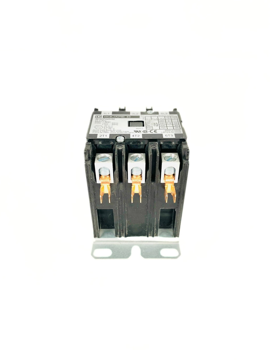Square D 3 Pole 40 Amp 120V Contactor 8910DPA43V02