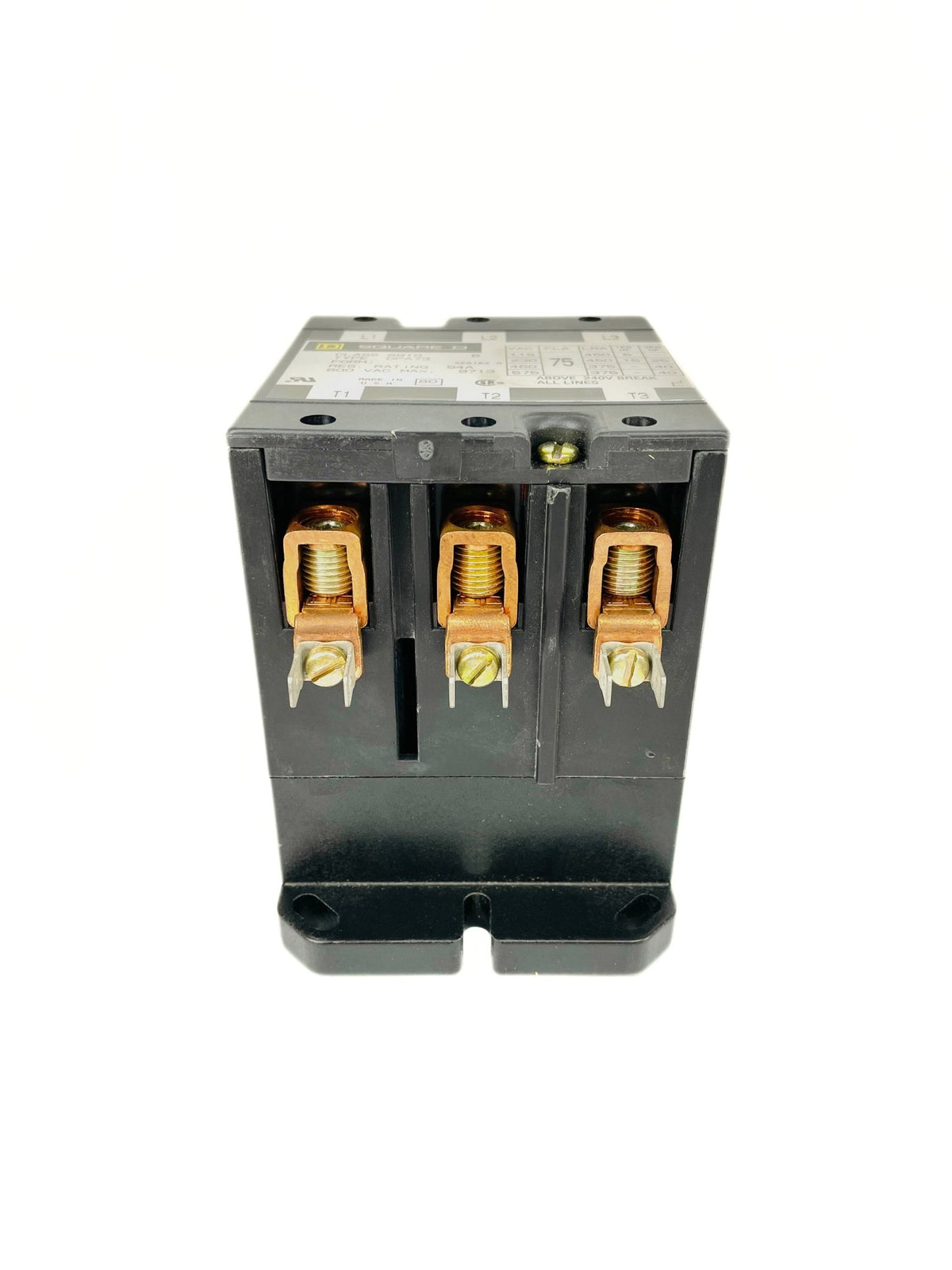 Square D 3 Pole 75 Amp 208240V Contactor DPA73V09