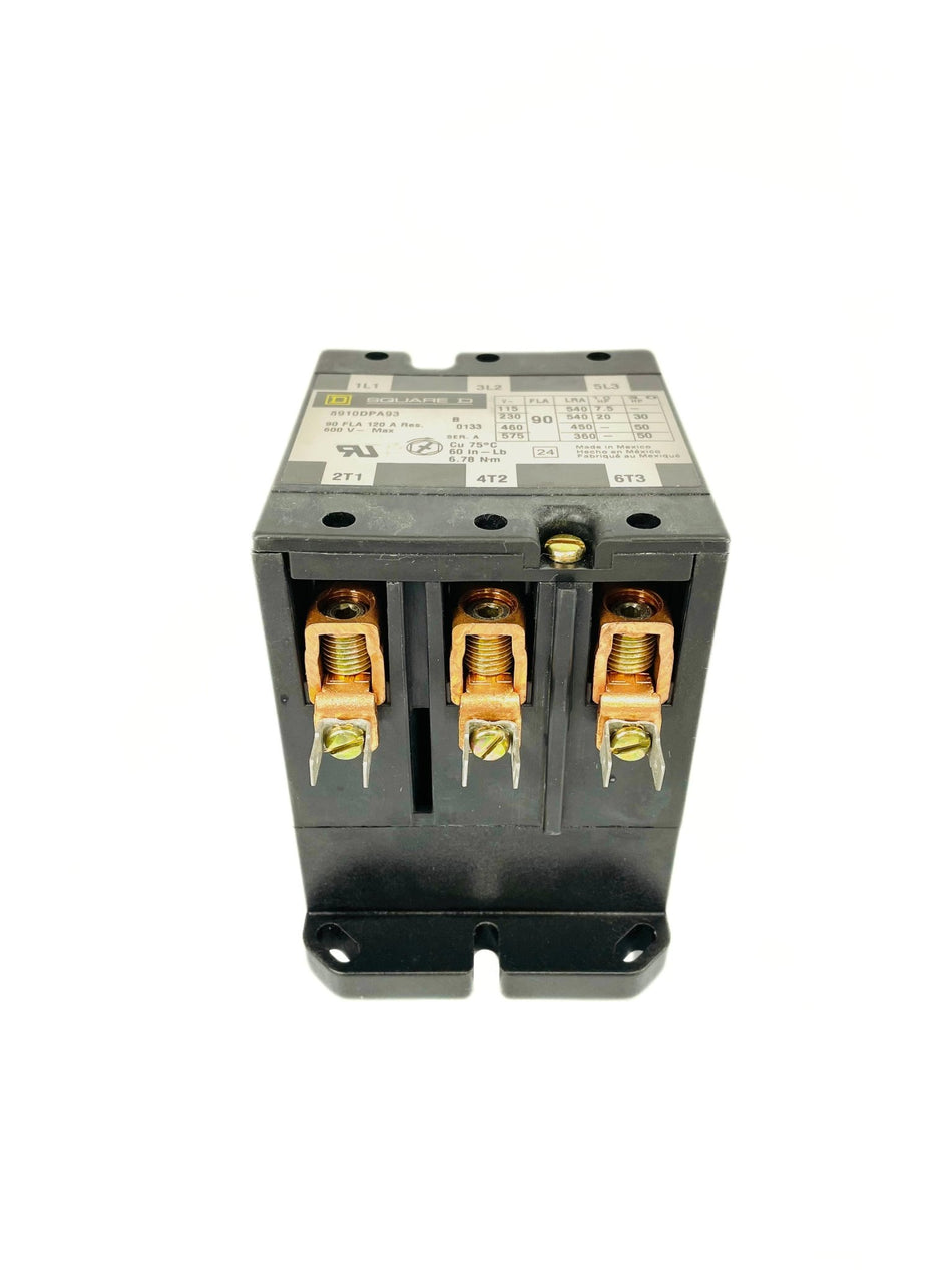 Square D 3 Pole 90 Amp 208240V Contactor 8910DPA93V09
