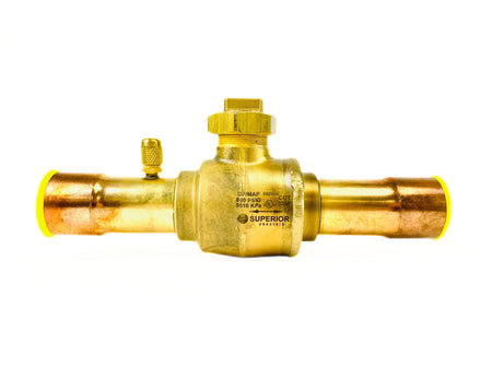 Superior Refrigeration 1-38 ODS Brass Ball Valve 592WAS-13ST