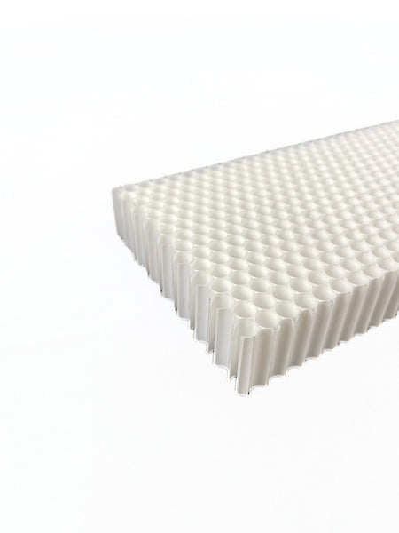 Tyler 1" x 3.5" x 48" White Honeycomb 52085760