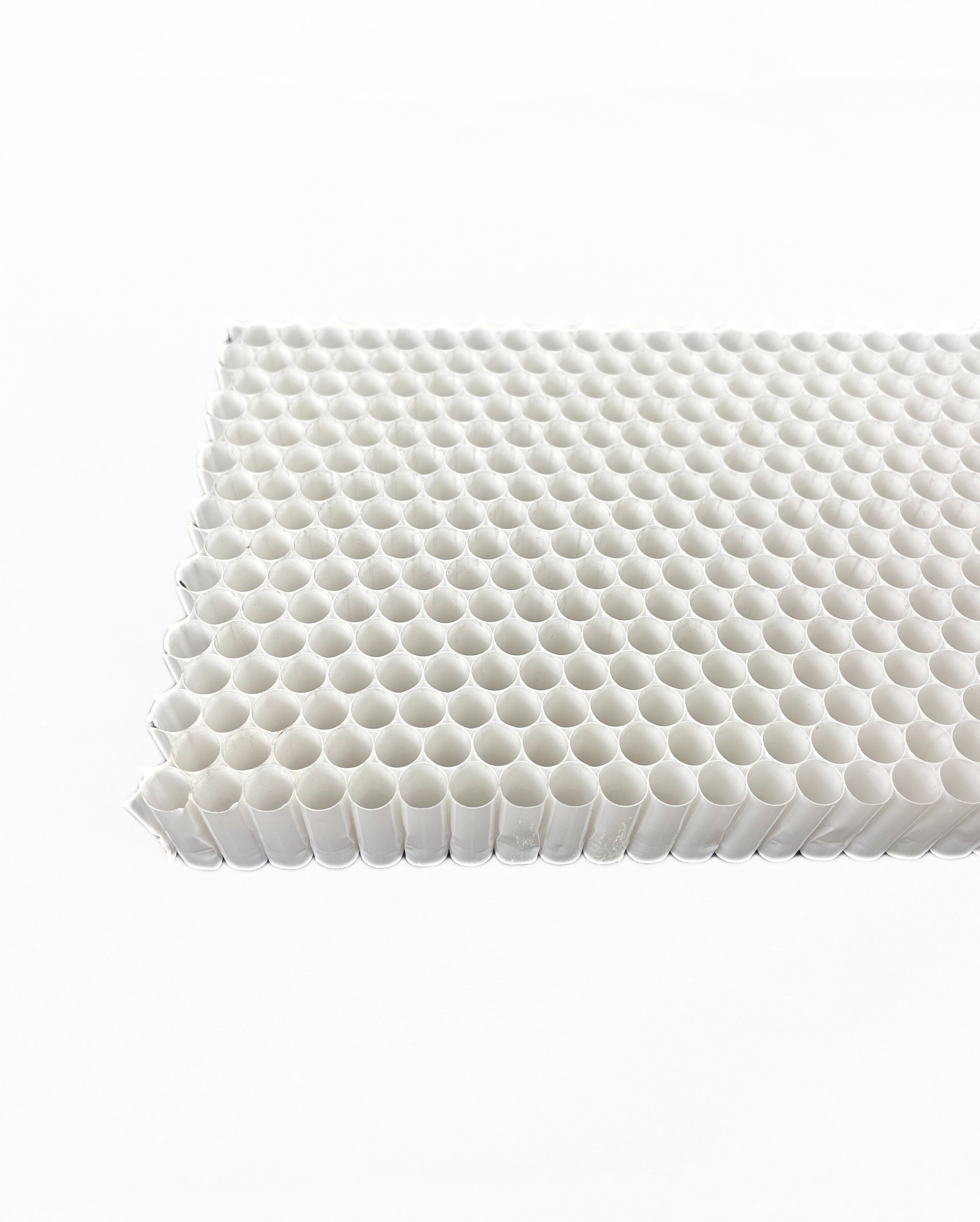 Tyler 1" x 4" x 48" White Honeycomb 51992970