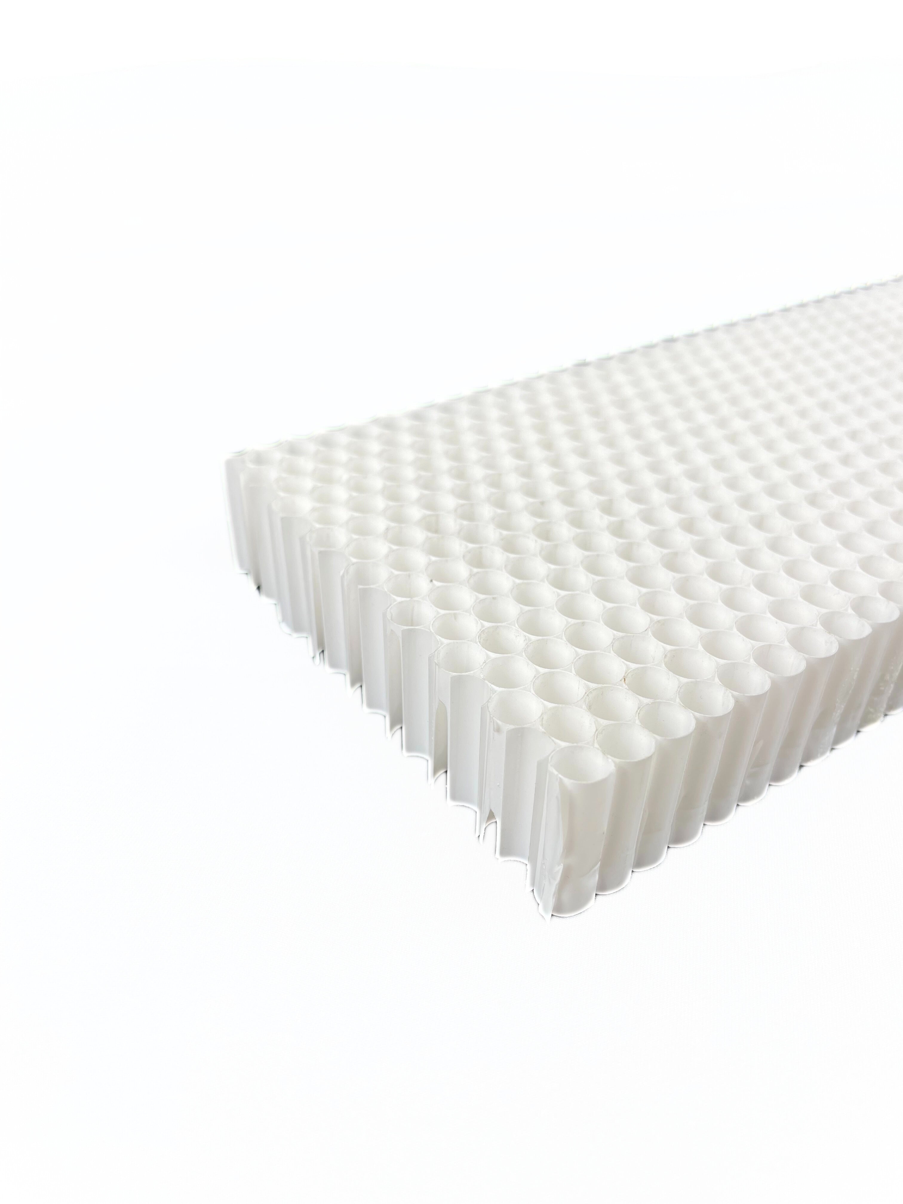 Tyler 1" x 4" x 48" White Honeycomb 51992970