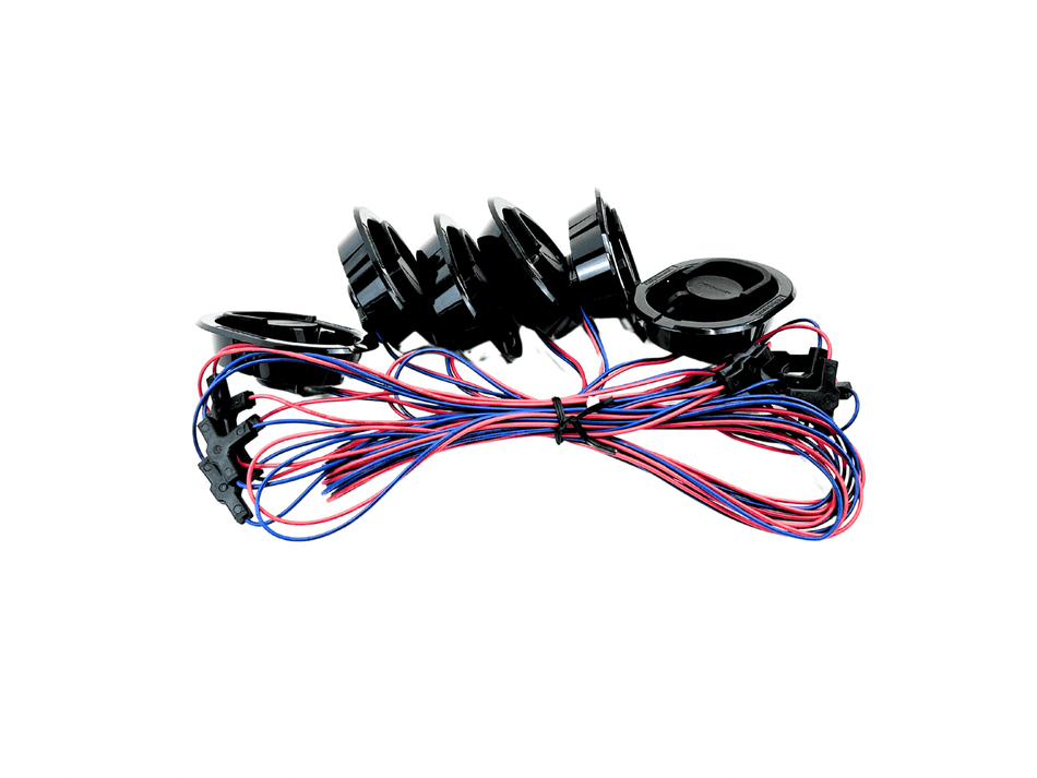 LED, CORD, SF 6-RCPT, CONN BK - P096378GBK
