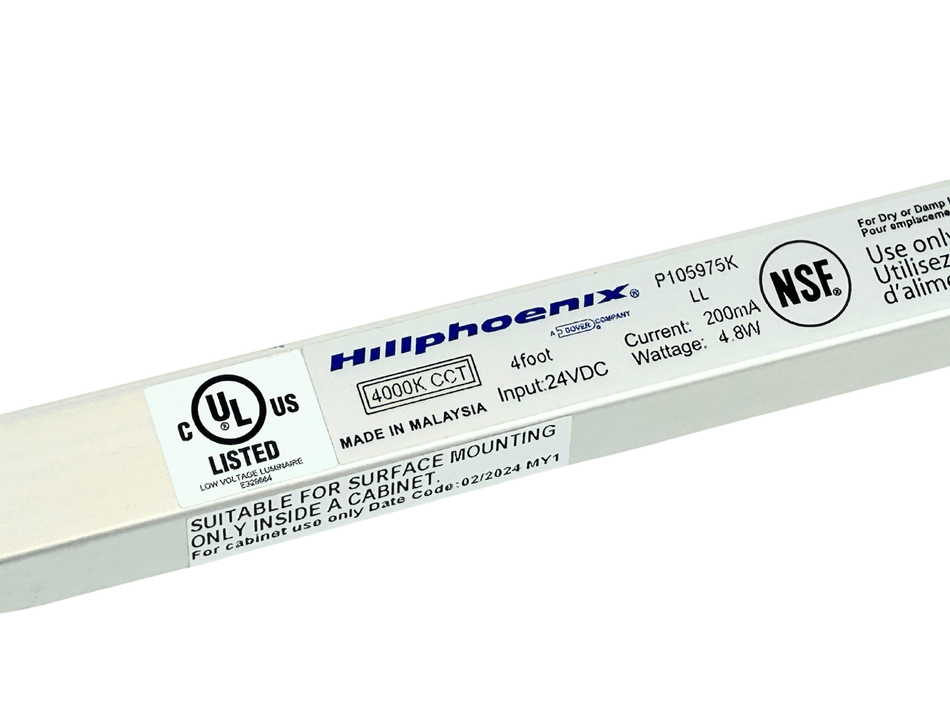Hillphoenix 48" LED Light 40K CL4 P105975K