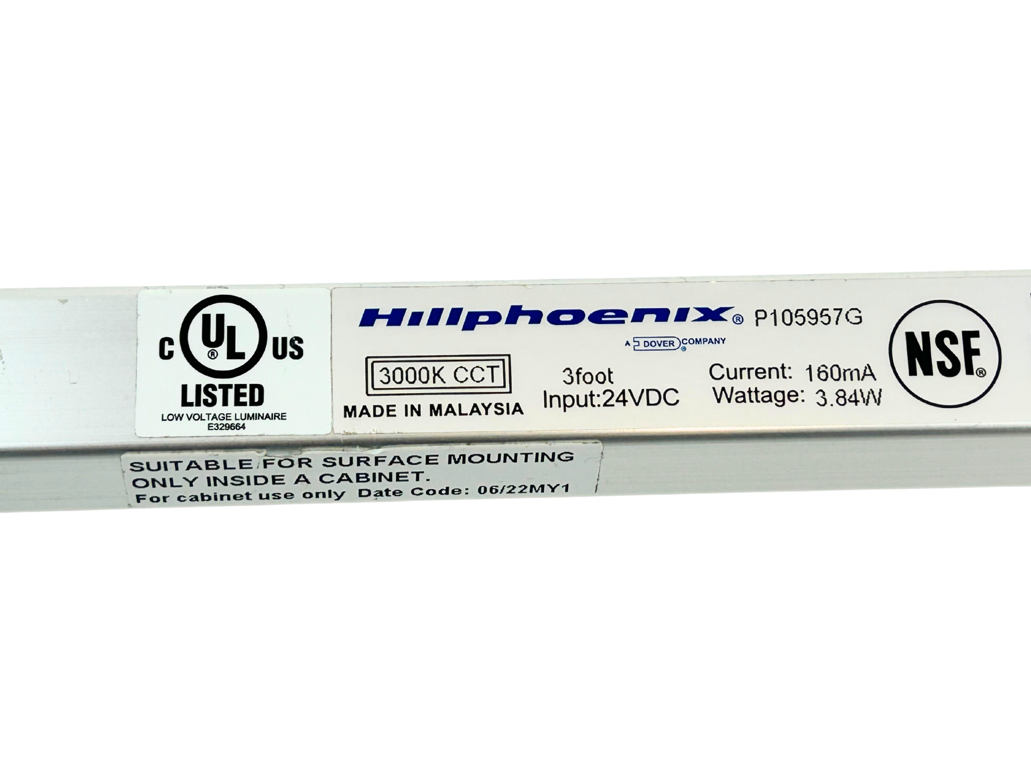 Hillphoenix 36" LED Light 3000K CL4  P105957G