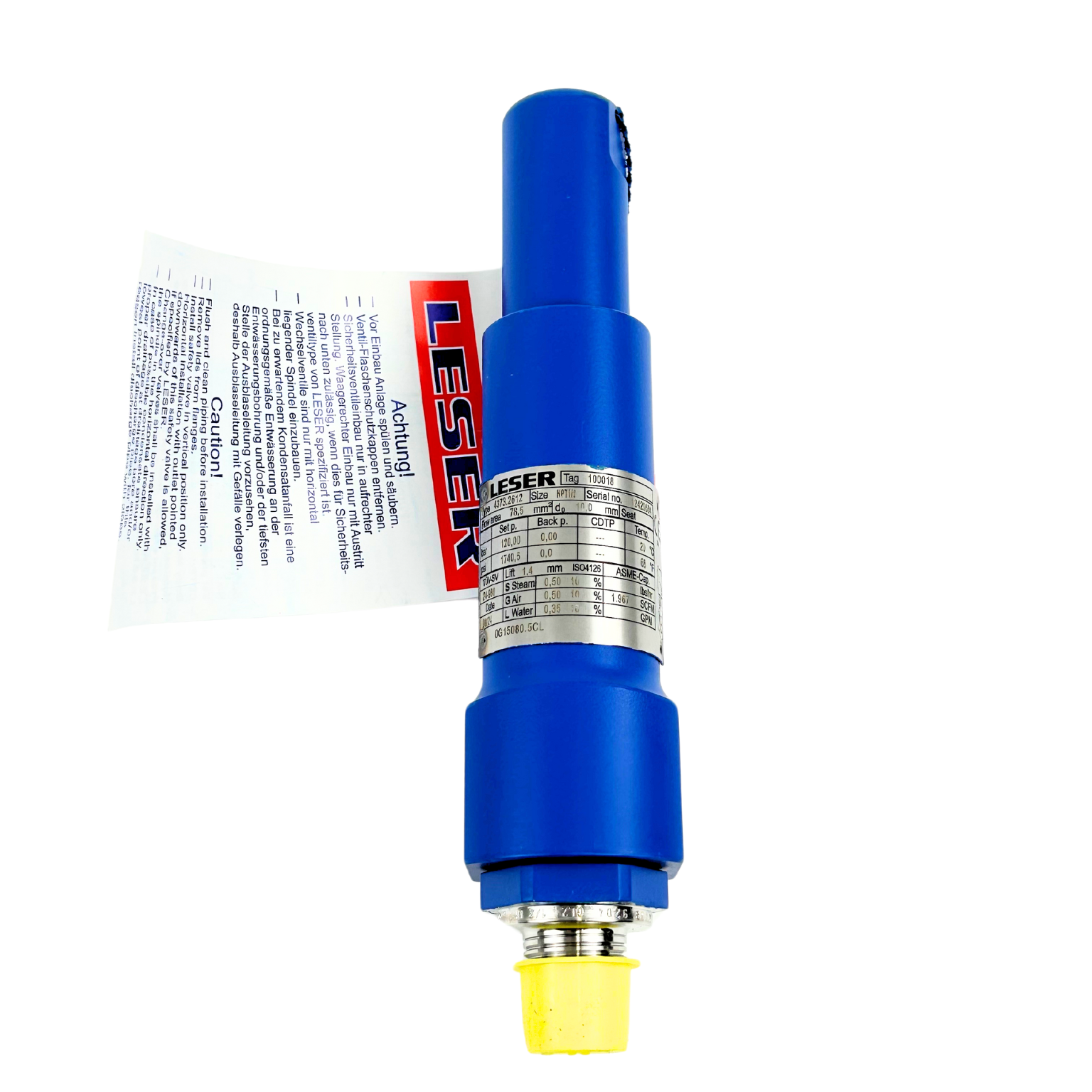 Leser 120 Bar Safety Relief Valve 100018