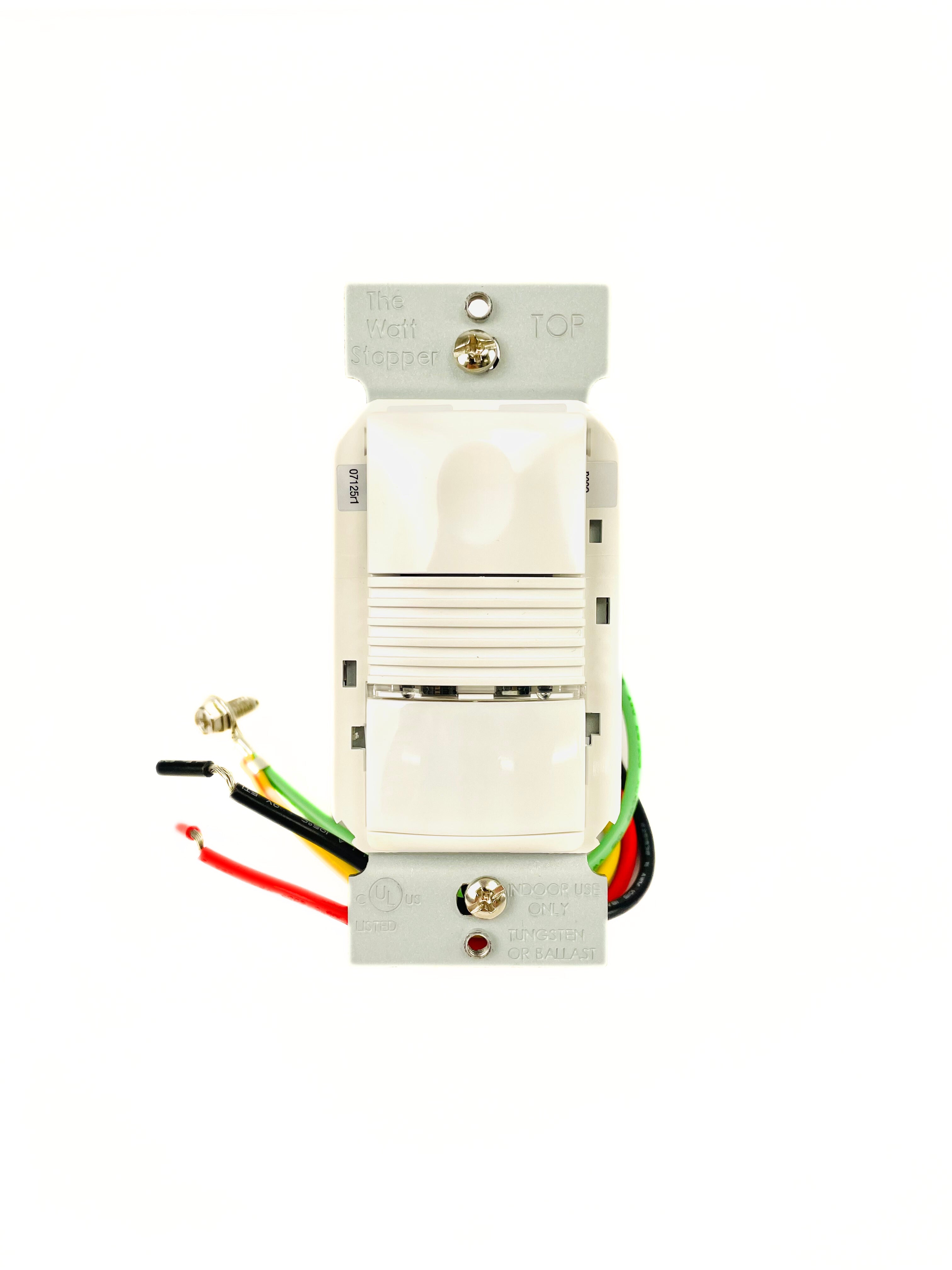 Watt Stopper Occupancy Sensor Wall Switch PW-100-W