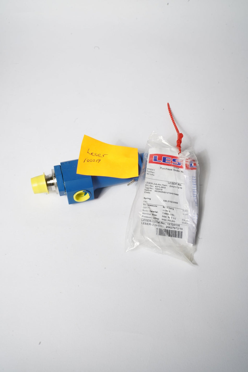 90 BAR Leser Relief Valve - 100019 - Commercial Climate Supply