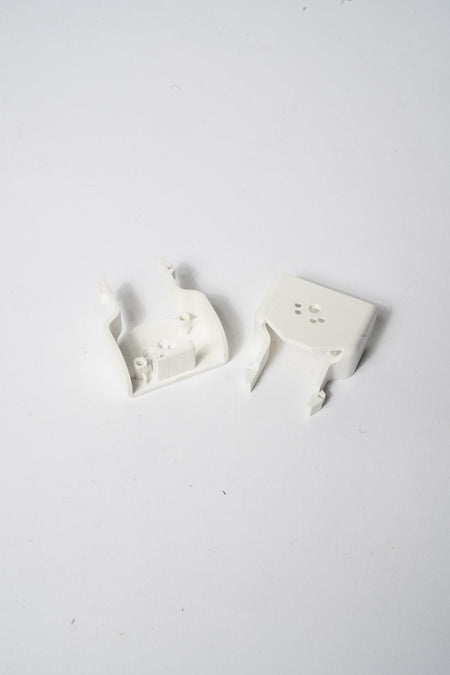 White Clips with Screws, 2-Piece, B223958 - Commercial Climate Supply