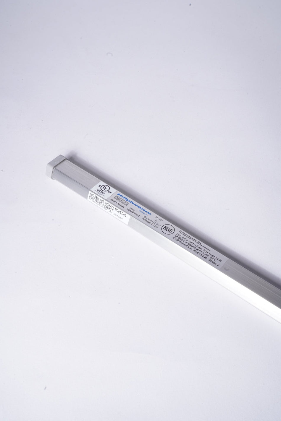 HILL PHOENIX BARKER - 315103 - LED LIGHT 24" C4, DAISY CHAIN 3000K - Commercial Climate Supply