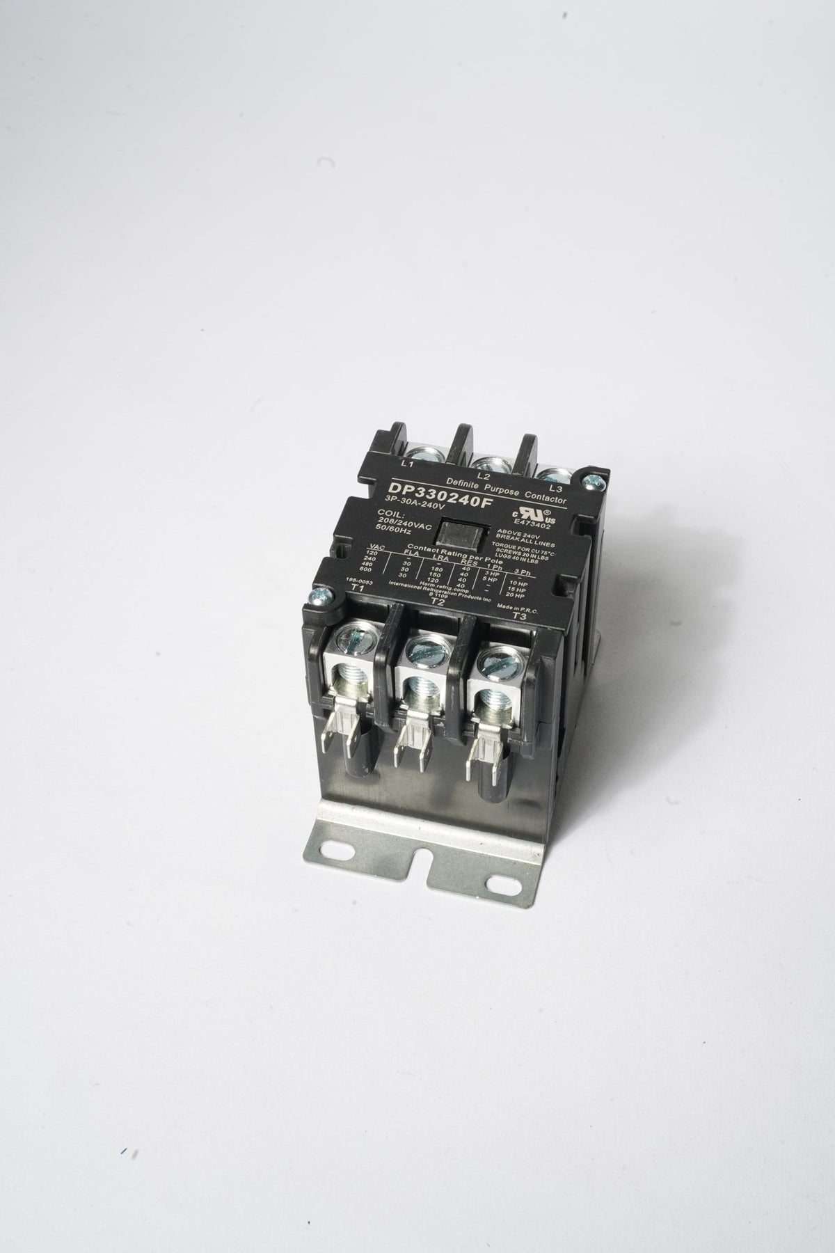3-Pole 30A 240V Coil Contactor, DP330240F - Commercial Climate Supply