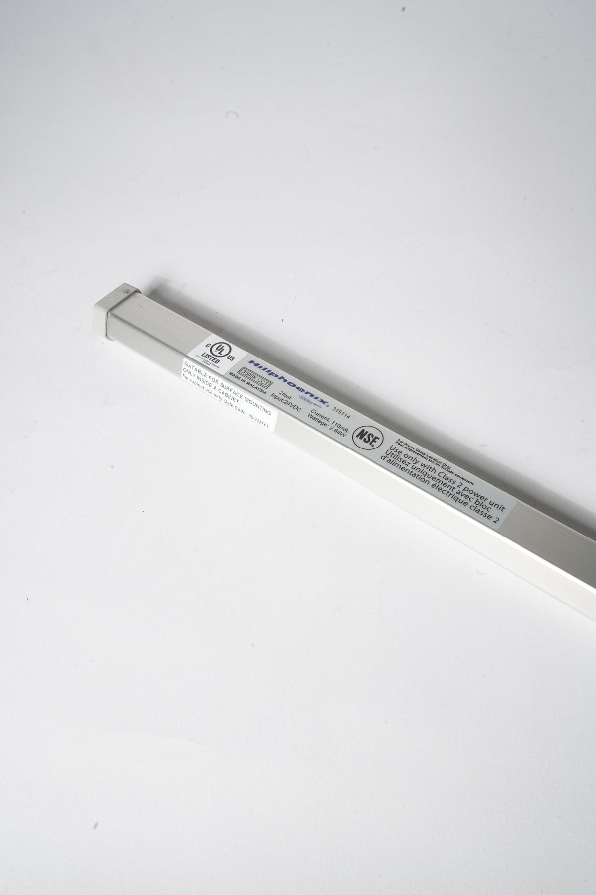 HILL PHOENIX BARKER - 315114 - LED LIGHT 24" C4, DAISY CHAIN 3500K - Commercial Climate Supply